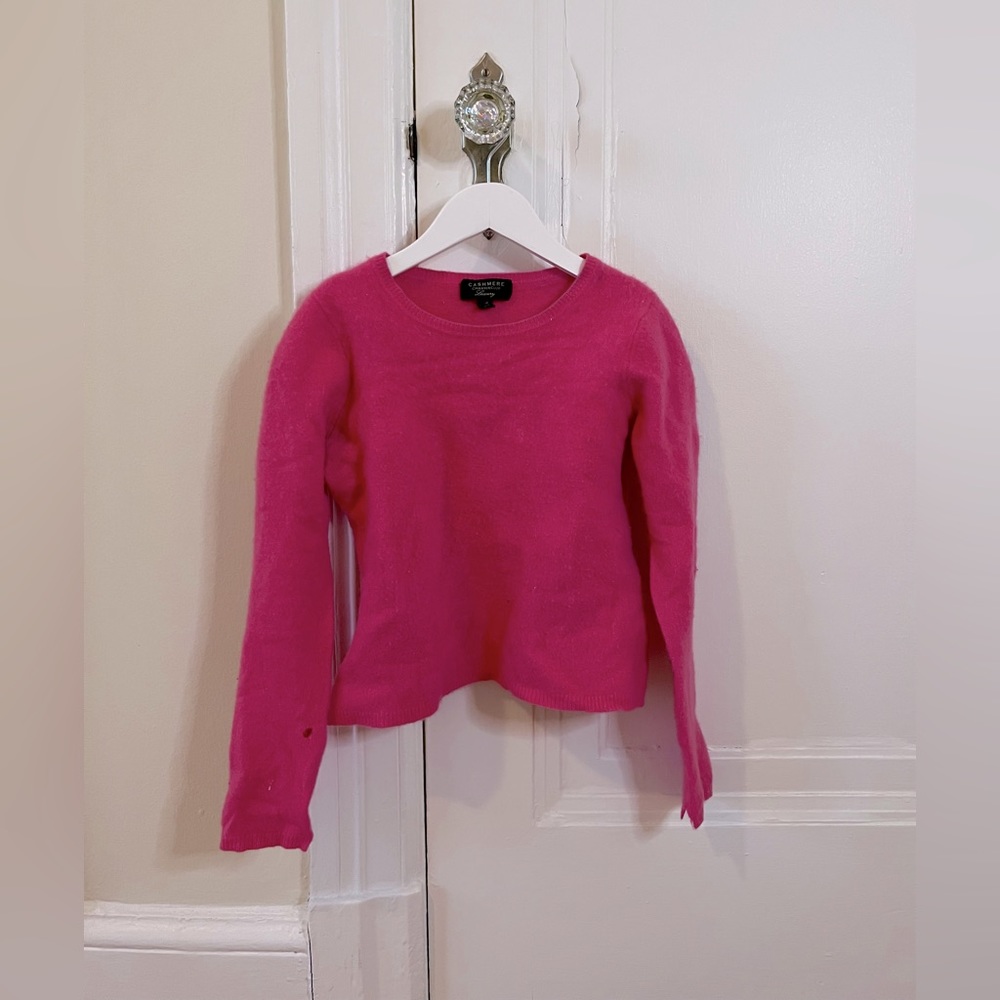 Pink Cashmere Sweater, Size S
